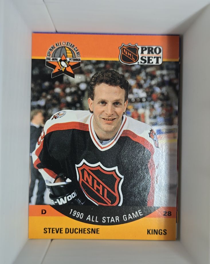 1990-91 Pro Set #350 Steve Duchesne — front