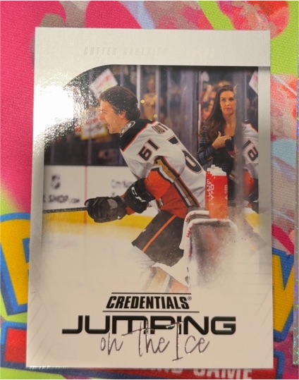 2024-25 Upper Deck Credentials Jumping On The Ice #JI-CG Cutter Gauthier — front