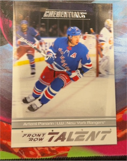 2024-25 Upper Deck Credentials Front Row Talent #FRT-AP Artemi Panarin — front