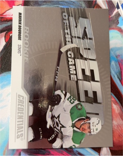 2024-25 Upper Deck Credentials Speed Of The Game Rookie #SGR-MB Mavrik Bourque — front