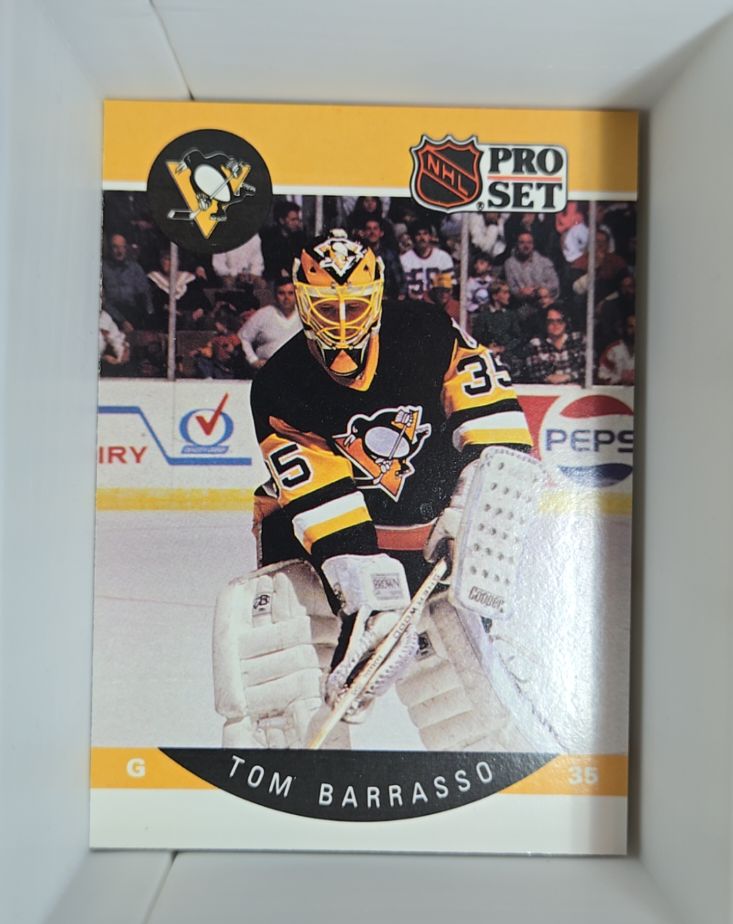 1990-91 Pro Set #227 Tom Barrasso — front