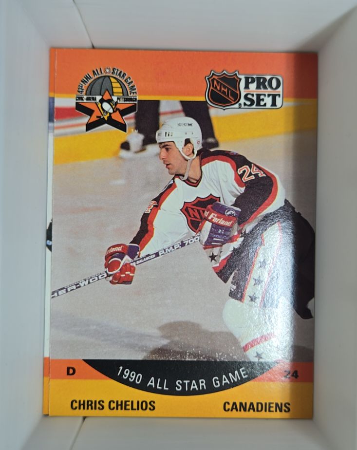 1990-91 Pro Set #368 Chris Chelios Montreal Canadiens — front