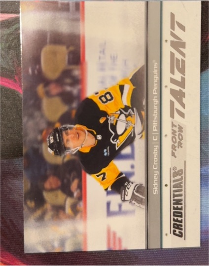 2024-25 Upper Deck Credentials Front Row Talent #FRT-SC Sidney Crosby — front