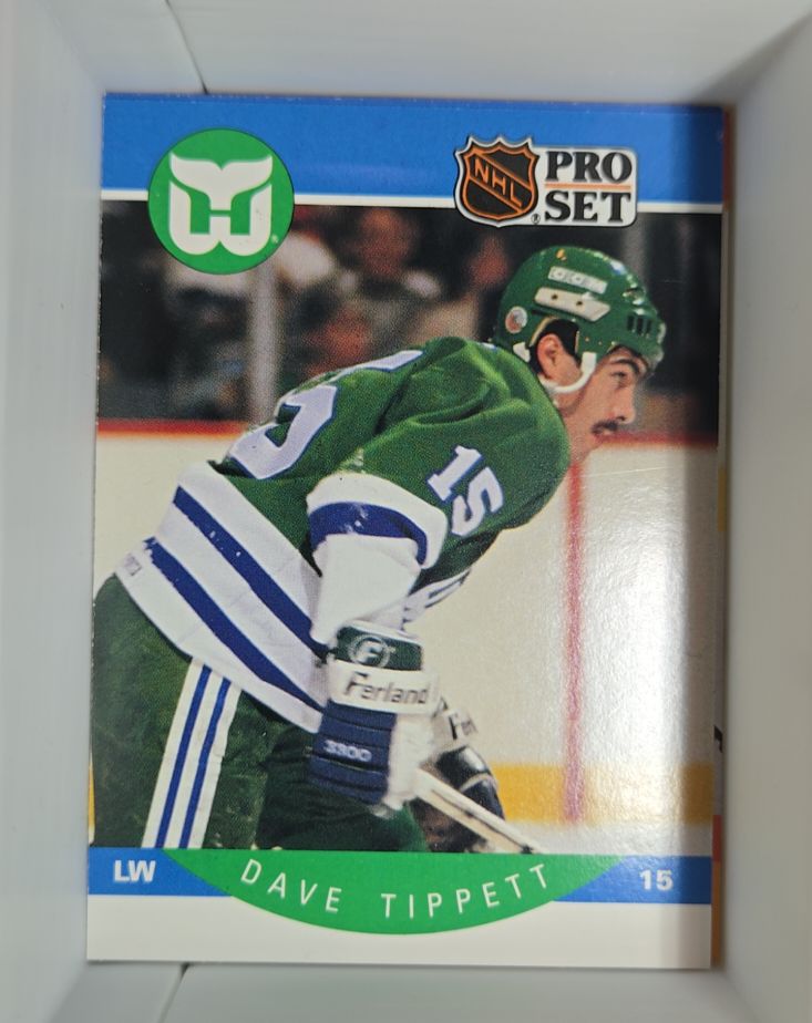 1990-91 Pro Set #111 Dave Tippett — front