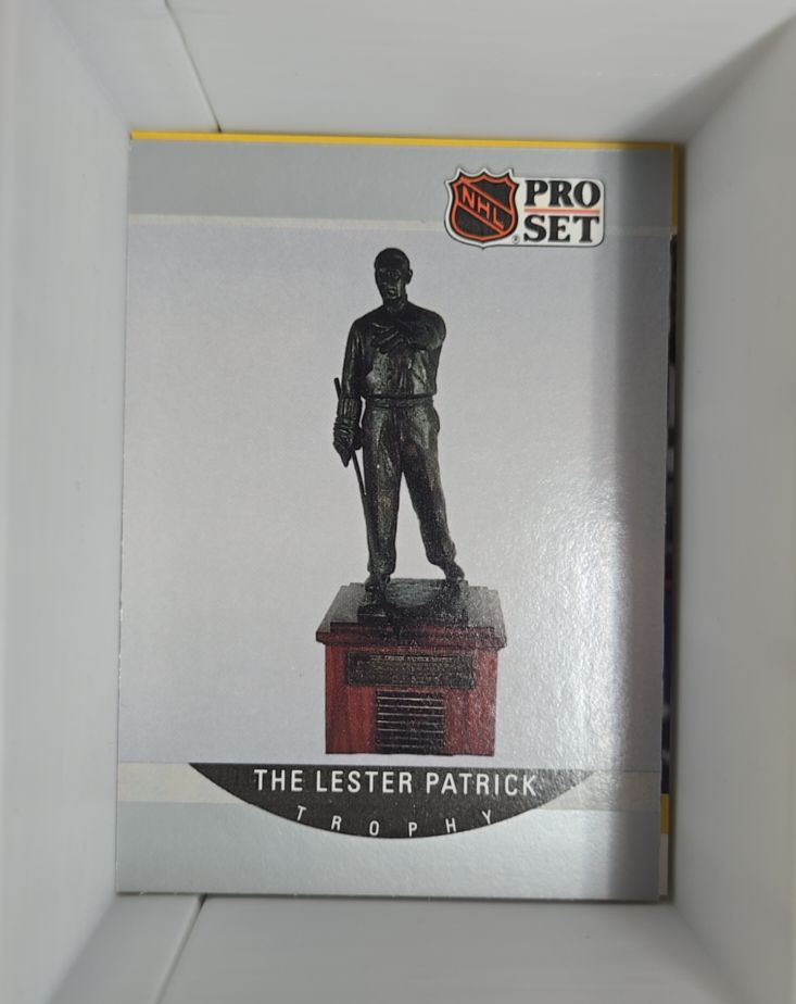 1990-91 Pro Set #NNO The Lester Patrick Trophy Len Ceglarski — front