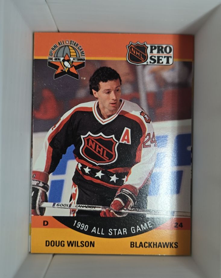 1990-91 Pro Set #346 Doug Wilson Chicago Blackhawks — front
