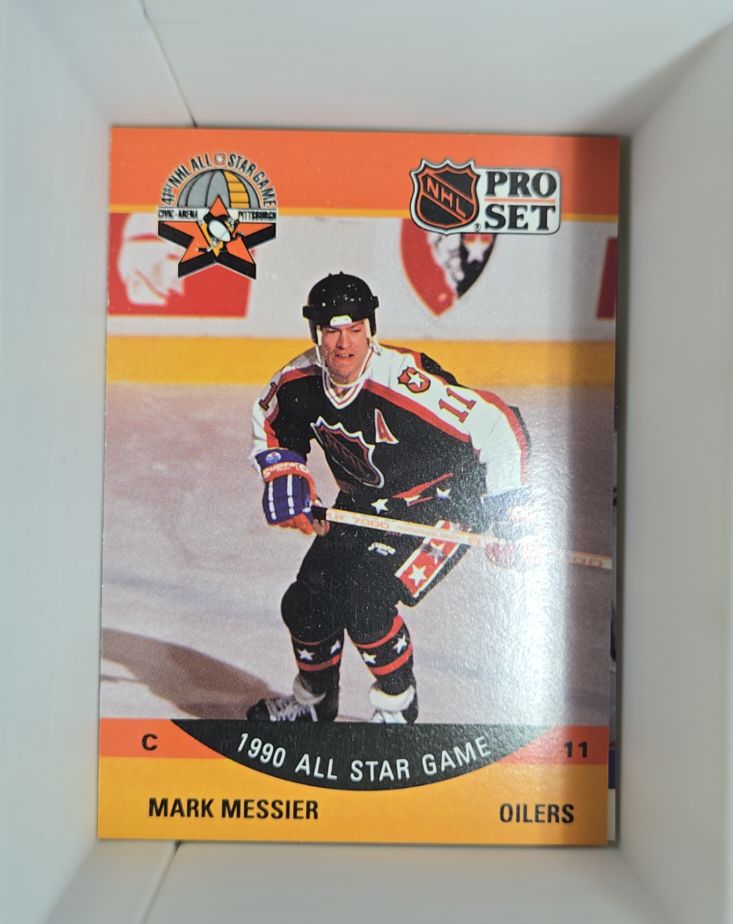 1990-91 Pro Set #349 Mark Messier Edmonton Oilers All Star — front