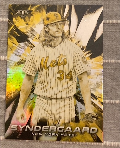 2018 Topps Fire #137 Noah Syndergaard — front