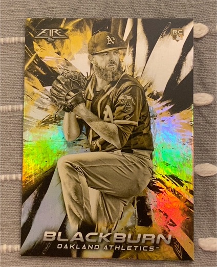 2018 Topps Fire #102 Paul Blackburn — front