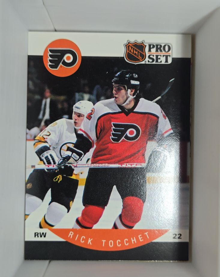 1990-91 Pro Set #225 Rick Tocchet — front