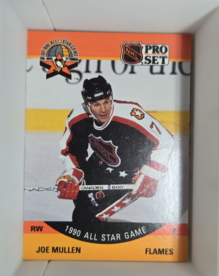 1990-91 Pro Set #343 Joe Mullen Calgary Flames — front