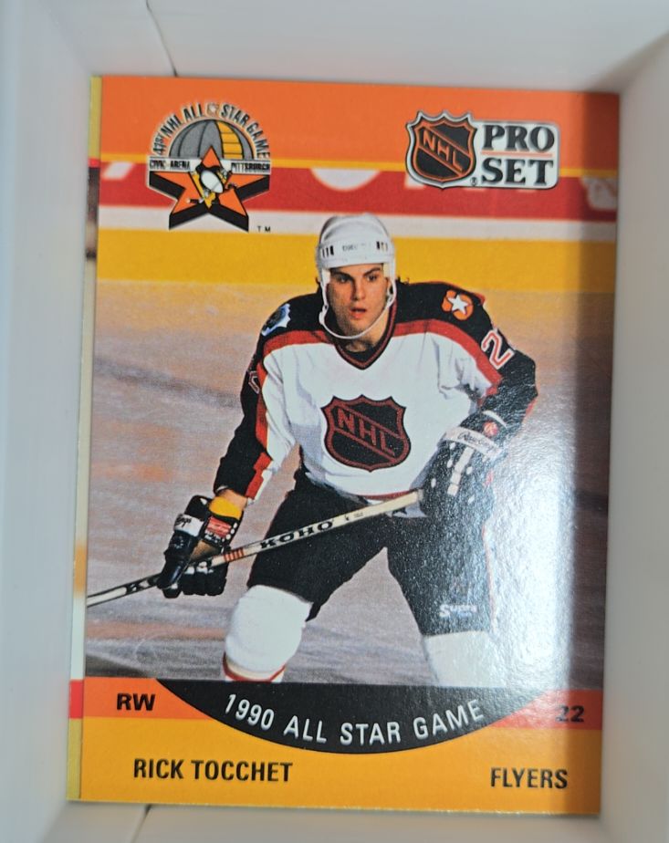 1990-91 Pro Set #374 Rick Tocchet — front