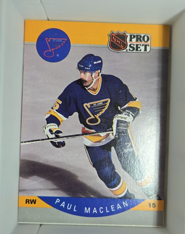 1990-91 Pro Set #266 Paul MacLean — front