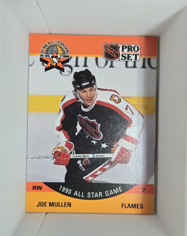 1990-91 Pro Set #343 Joe Mullen Calgary Flames — front