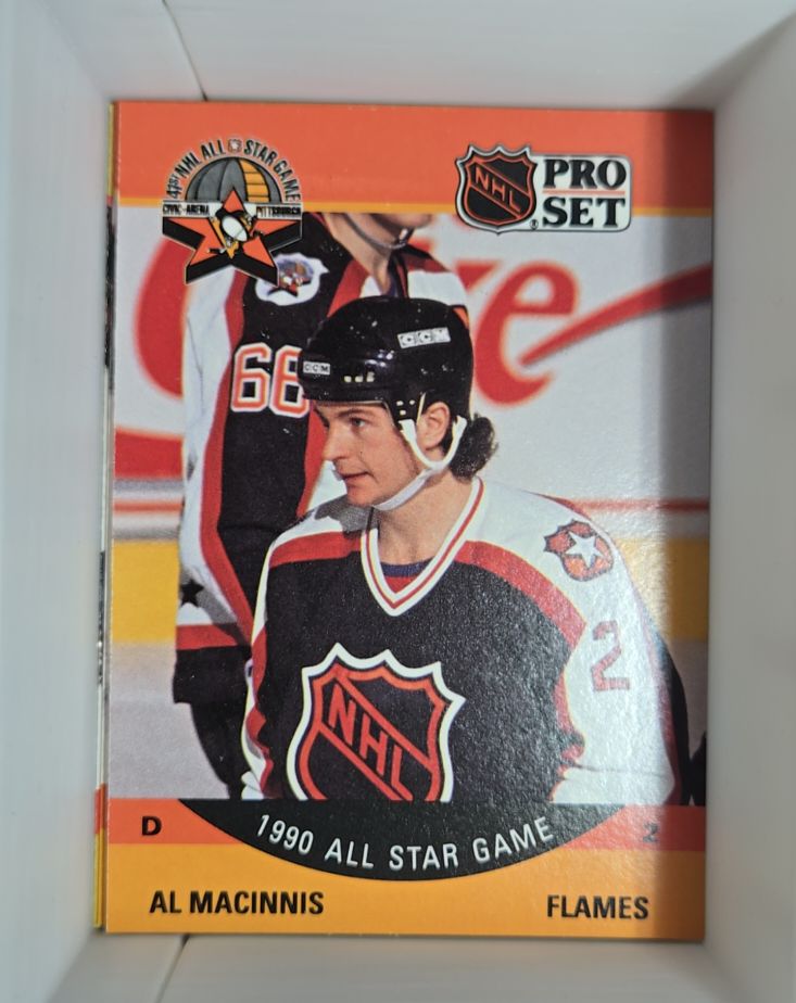 1990-91 Pro Set #337 Al MacInnis — front