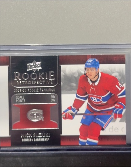 2020-21 Upper Deck Rookie Retrospective #RR-5 Nick Suzuki — front