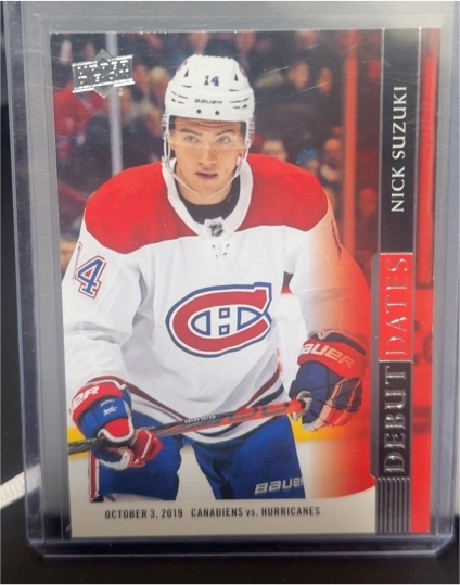 2020-21 Upper Deck Debut Dates #DD-1 Nick Suzuki — front