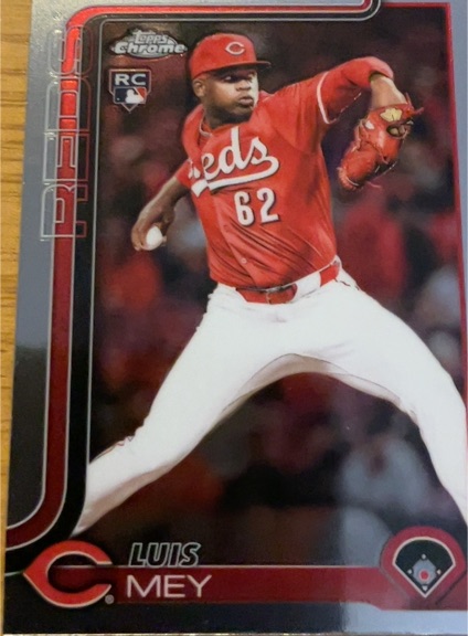2025 Topps Chrome Update #USC140 Luis Mey — front