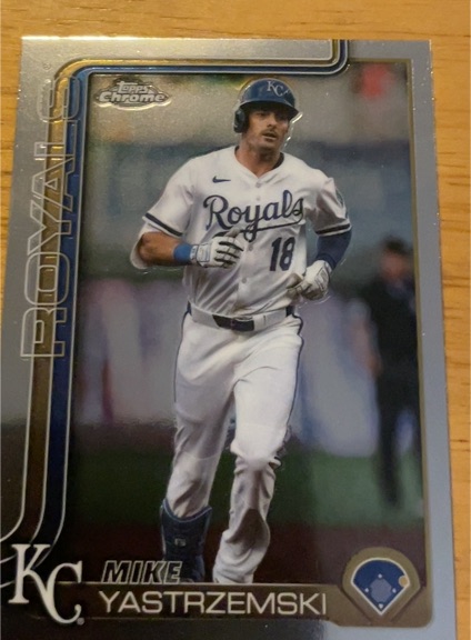 2025 Topps Chrome Update #USC44 Mike Yastrzemski — front