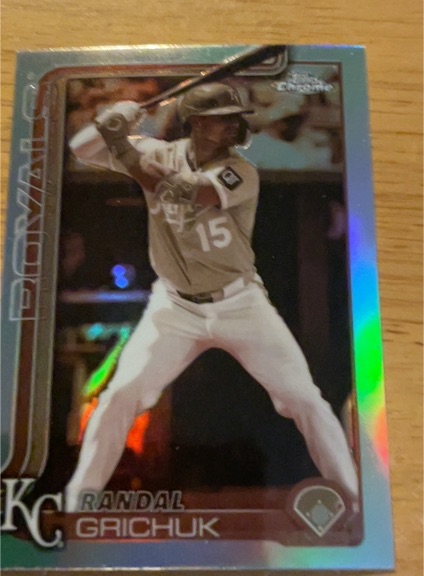 2025 Topps Chrome Update Series #USC158 Randal Grichuk — front