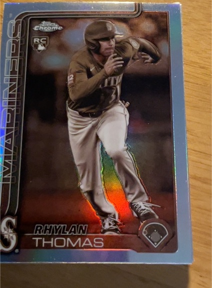 2025 Topps Chrome Update Series #USC185 Rhylan Thomas — front