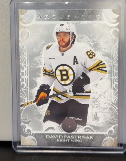2024-25 Upper Deck Artifacts #81 David Pastrnak — front