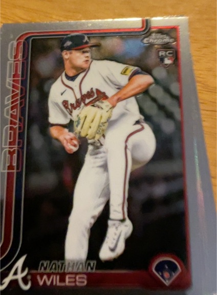2025 Topps Chrome Update #USC172 Nathan Wiles — front
