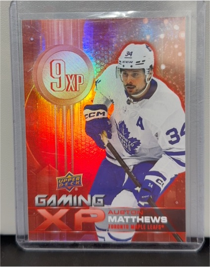 2024-25 Upper Deck Series 1 Gaming XP #GXP-9 Auston Matthews — front