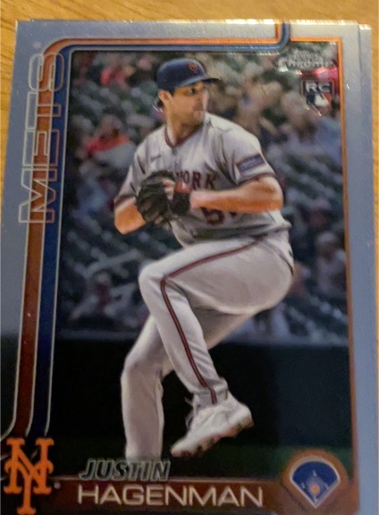 2025 Topps Chrome Update #USC61 Justin Hagenman — front