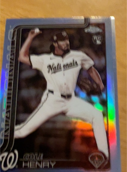 2025 Topps Chrome Update #USC72 Cole Henry — front