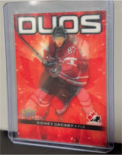 2021 Upper Deck Tim Hortons Team Canada Duos Sidney Crosby — front