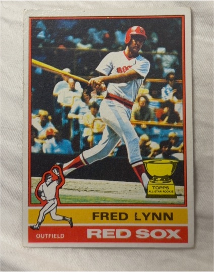 1976 Topps #50 Fred Lynn — front