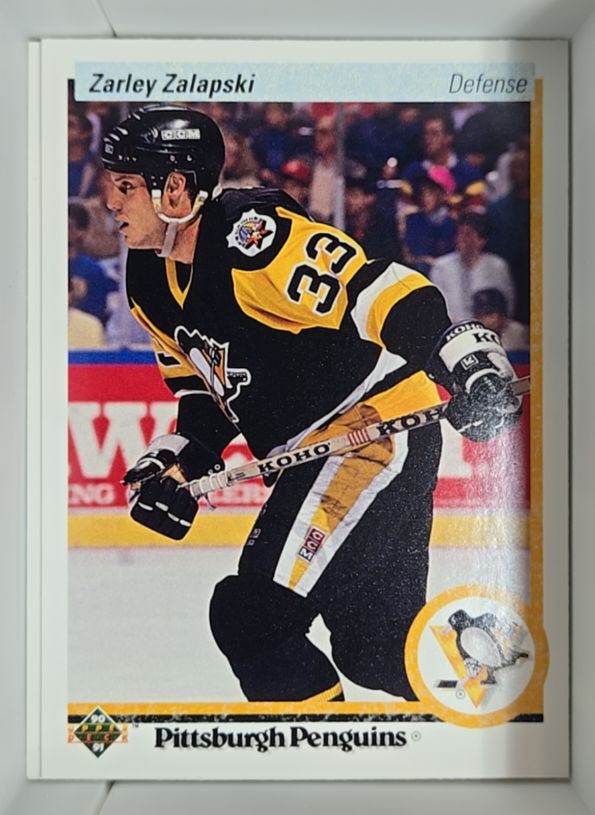 1990-91 Upper Deck #33 Zarley Zalapski — front