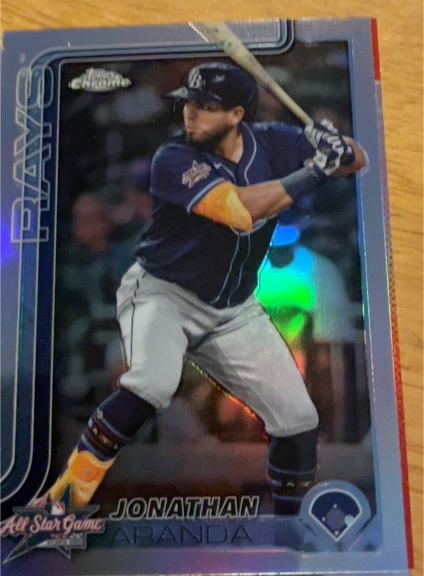 2025 Topps Chrome Update #ASGC-20 Jonathan Aranda 2025 All-Star Game — front