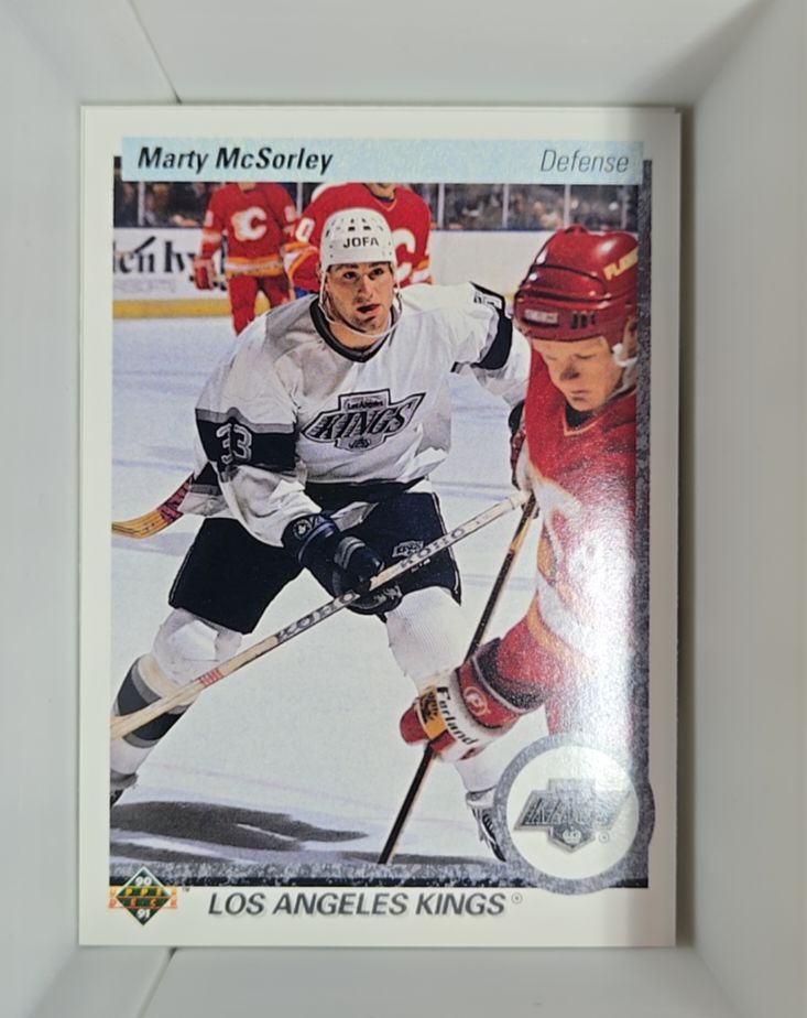 1990-91 Upper Deck #212 Marty McSorley — front