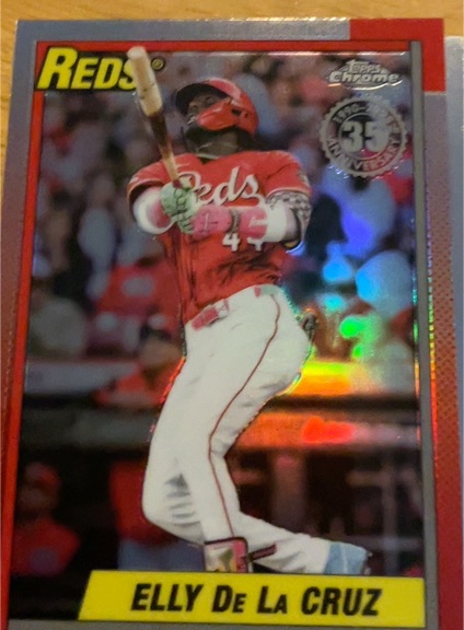 2025 Topps Chrome Update #90CU-3 Elly De La Cruz — front
