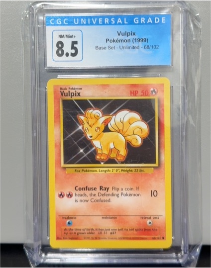 1999 Pokémon #68 Vulpix Base Set — front
