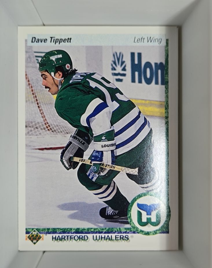 1990-91 Upper Deck #270 Dave Tippett — front