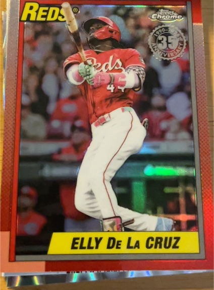 2025 Topps Chrome Update #90CU-3 Elly De La Cruz — front