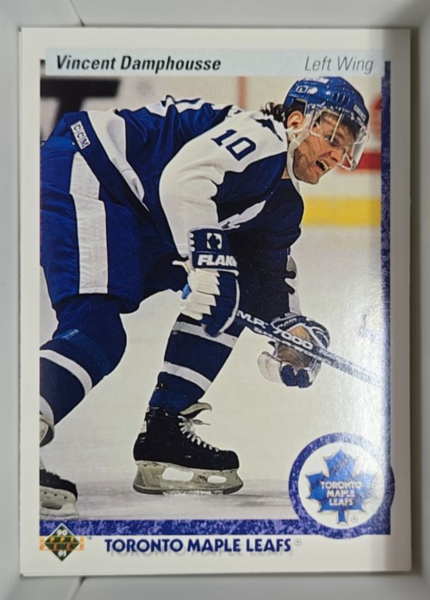 1990-91 Upper Deck #224 Vincent Damphousse — front