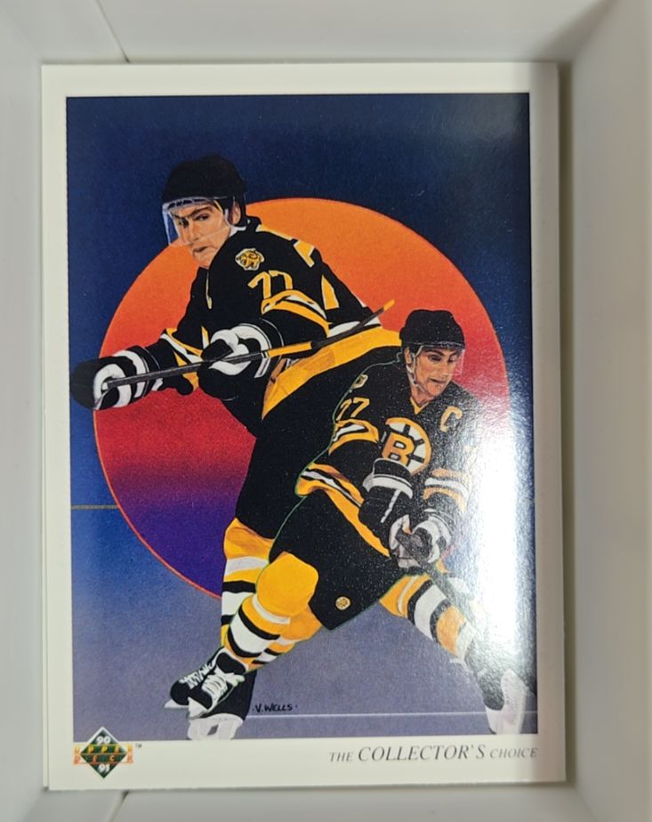 1990-91 Upper Deck #320 Ray Bourque Boston Bruins — front
