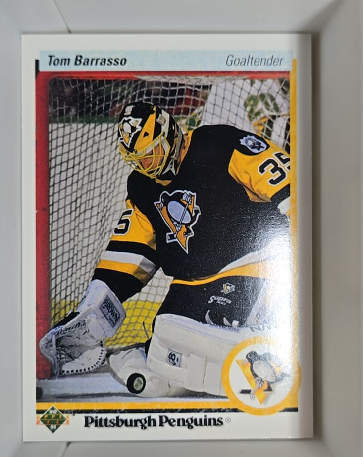 1990-91 Upper Deck #121 Tom Barrasso — front