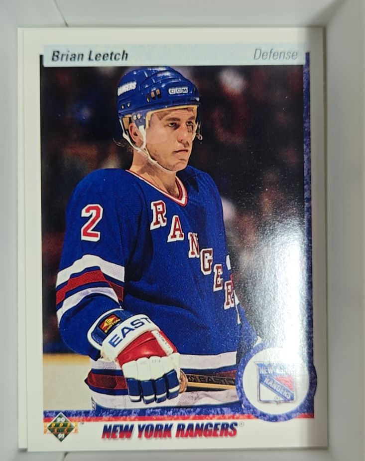 1990-91 Upper Deck #253 Brian Leetch — front