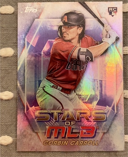 2023 Topps Series 2 Stars of MLB Chrome #SMLBC-34 Corbin Carroll — front