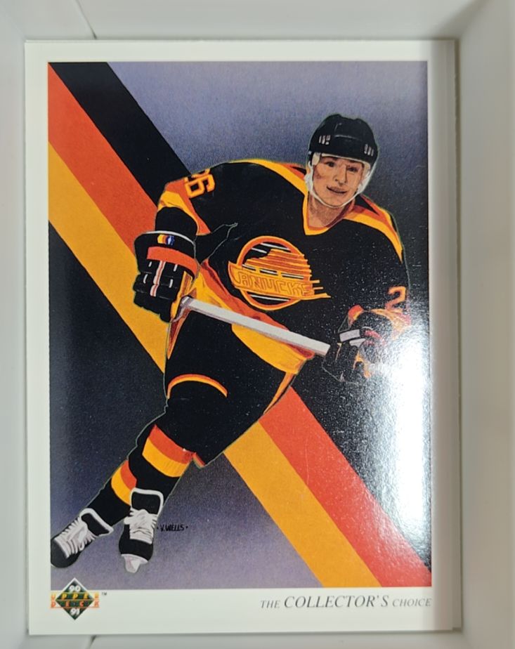1990-91 Upper Deck #302 Petri Skriko Vancouver Canucks — front