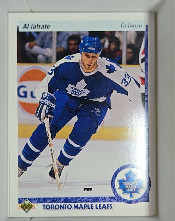 1990-91 Upper Deck #157 Al Iafrate Toronto Maple Leafs — front