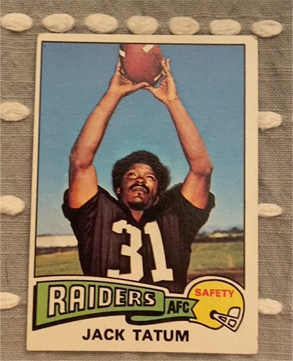 1975 Topps Football #70 Jack Tatum — front