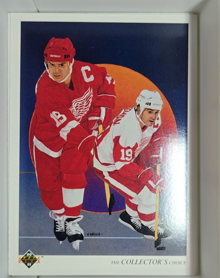 1990-91 Upper Deck #303 Steve Yzerman Detroit Red Wings — front