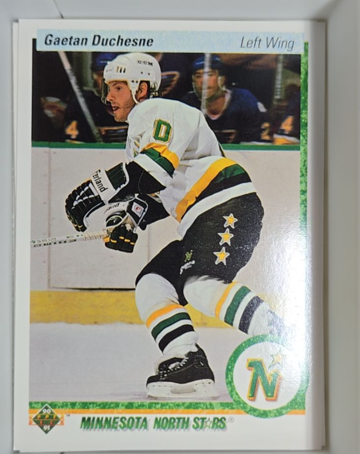 1990-91 Upper Deck #108 Gaetan Duchesne Minnesota North Stars — front