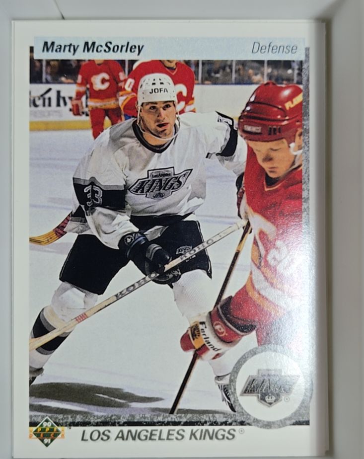 1990-91 Upper Deck #212 Marty McSorley — front